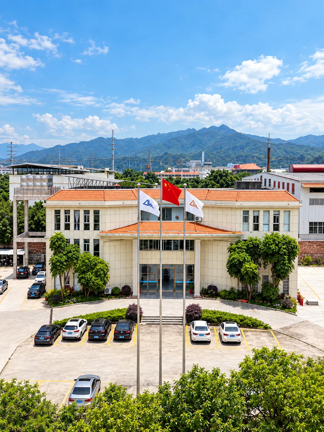 Front gate of the Shanghang smart-manufacturing park of Fujian Zhoupeng Industrial