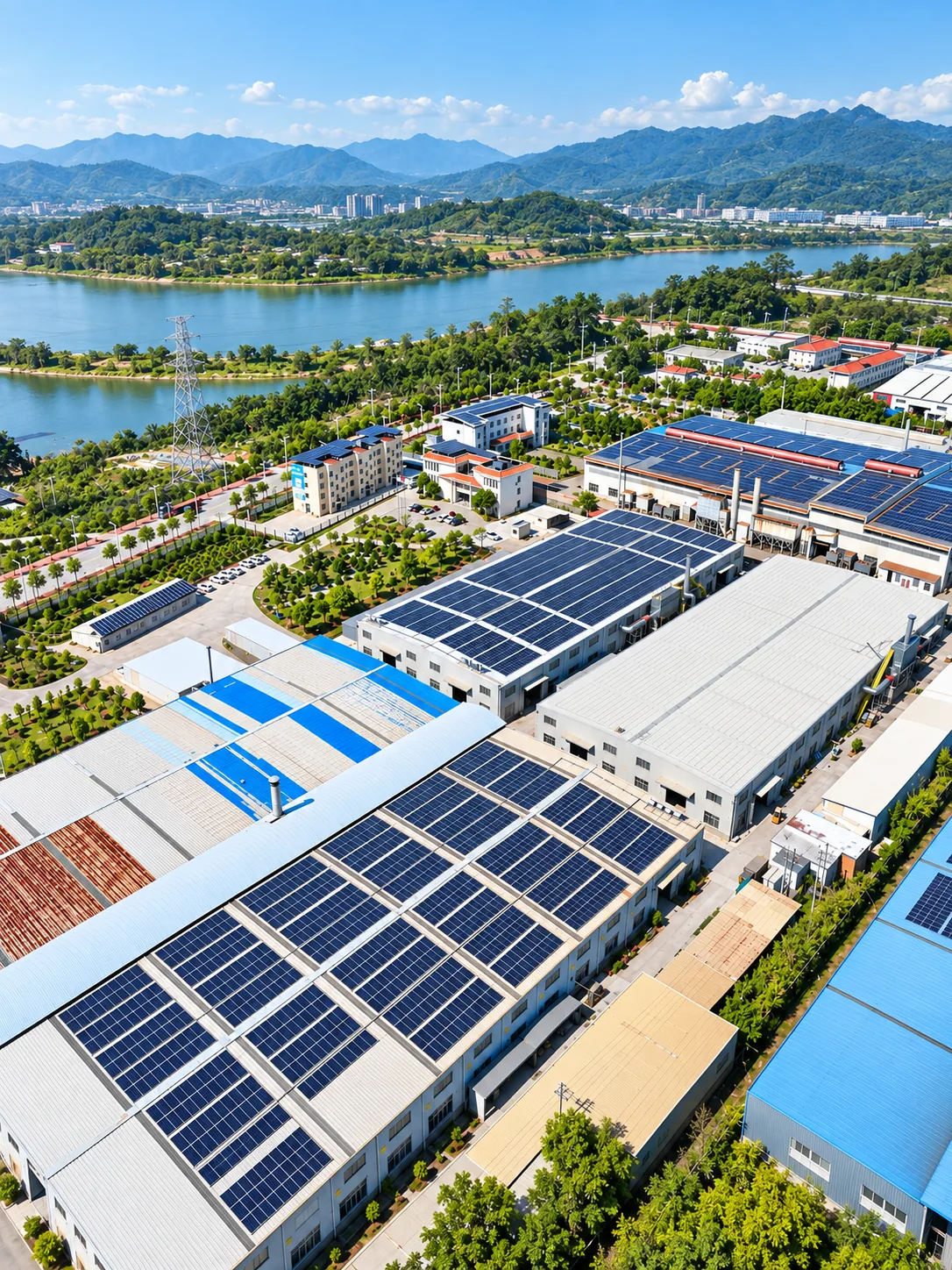 Front gate of the Shanghang smart-manufacturing park of Fujian Zhoupeng Industrial